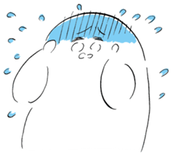 Mr.Satoimo Stamp by Michika Hamamura sticker #340678