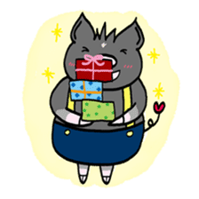 Pleasant friends and miniature pig Maruo sticker #340989