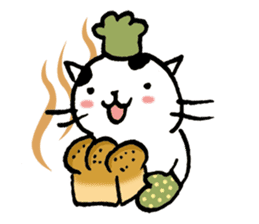 Daily life of a B&W cat sticker #341430