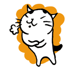 Daily life of a B&W cat sticker #341434