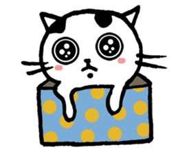 Daily life of a B&W cat sticker #341436