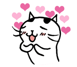 Daily life of a B&W cat sticker #341437