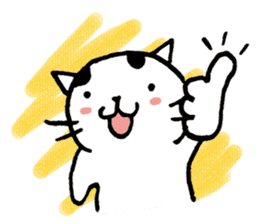 Daily life of a B&W cat sticker #341443