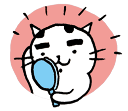 Daily life of a B&W cat sticker #341444