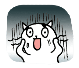 Daily life of a B&W cat sticker #341451