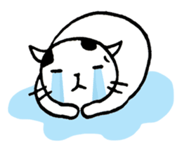 Daily life of a B&W cat sticker #341452