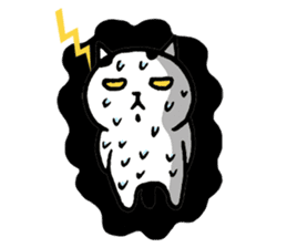 Daily life of a B&W cat sticker #341455