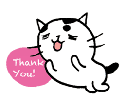 Daily life of a B&W cat sticker #341460