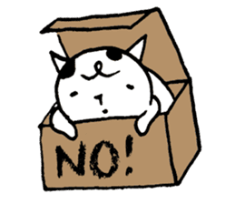 Daily life of a B&W cat sticker #341462