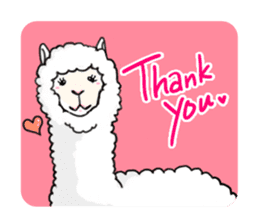 Alpaca with friends sticker #341741