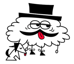 Mr Bubble & Cotton Puppy sticker #342424