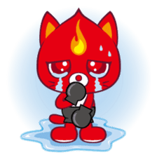 Fighting Cat sticker #342547