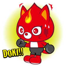 Fighting Cat sticker #342548