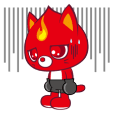 Fighting Cat sticker #342550