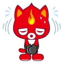 Fighting Cat sticker #342553