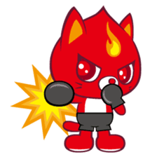 Fighting Cat sticker #342554