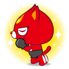 Fighting Cat sticker #342555