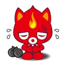 Fighting Cat sticker #342556