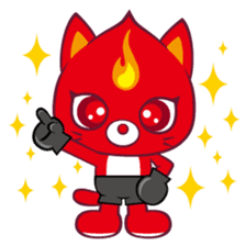 Fighting Cat sticker #342557