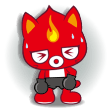 Fighting Cat sticker #342558