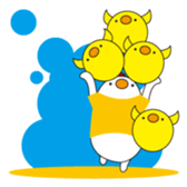 chicken and chicks sticker #344169