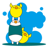 chicken and chicks sticker #344174