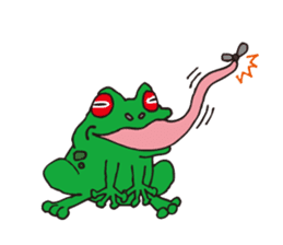 Bike & Frog sticker #344797