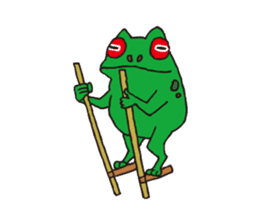 Bike & Frog sticker #344810