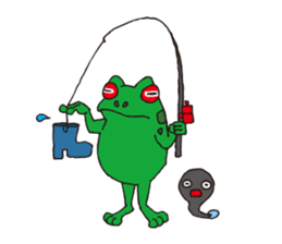 Bike & Frog sticker #344815