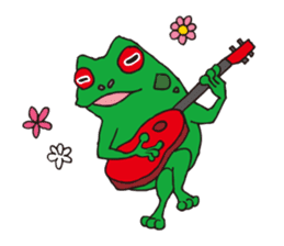 Bike & Frog sticker #344817