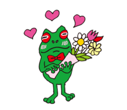 Bike & Frog sticker #344822