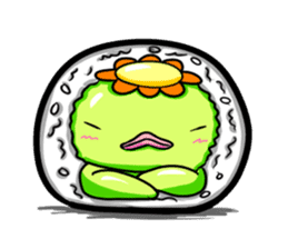 Cucumber-Maki Maki-chan sticker #344906