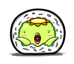 Cucumber-Maki Maki-chan sticker #344908