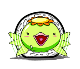 Cucumber-Maki Maki-chan sticker #344910