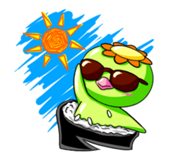 Cucumber-Maki Maki-chan sticker #344918