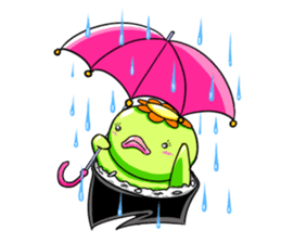 Cucumber-Maki Maki-chan sticker #344919
