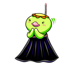 Cucumber-Maki Maki-chan sticker #344921