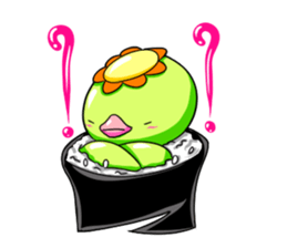 Cucumber-Maki Maki-chan sticker #344923