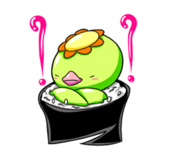 Cucumber-Maki Maki-chan sticker #344923