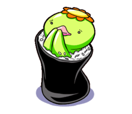 Cucumber-Maki Maki-chan sticker #344925