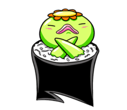 Cucumber-Maki Maki-chan sticker #344927