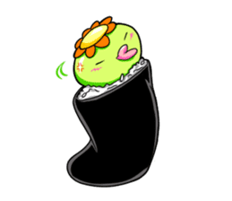 Cucumber-Maki Maki-chan sticker #344929