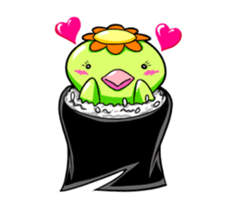 Cucumber-Maki Maki-chan sticker #344930