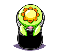 Cucumber-Maki Maki-chan sticker #344933