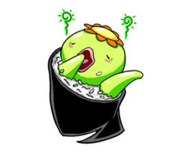 Cucumber-Maki Maki-chan sticker #344938