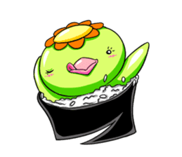 Cucumber-Maki Maki-chan sticker #344941