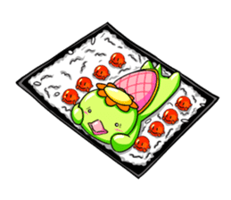 Cucumber-Maki Maki-chan sticker #344942