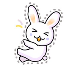 Rabbit&Cat(usa-thi&nya-tan) sticker #345243