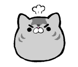Fat cat Gin-chan sticker #345706