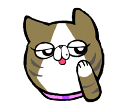 Fat cat Gin-chan sticker #345714